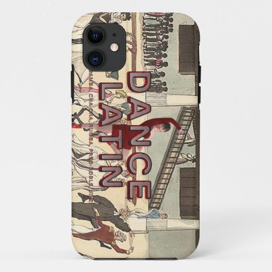 TOPダンスラテン Case-Mate iPhoneケース (裏面)