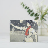 TOPテニスガール ポストカード (スタンド正面)