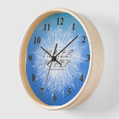 TOPピラティスのパワー 壁時計 (傾斜)