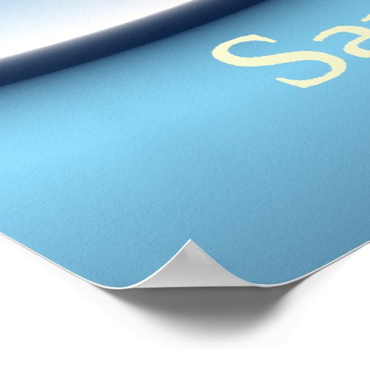 TOPヨガスローガン ポスター (角)