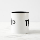 TOPラベル ツートーンマグカップ (中央)
