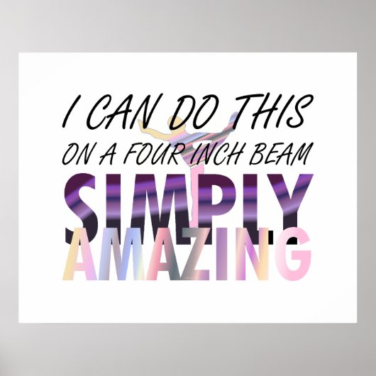 TOP体操の素晴らしい ポスター (正面)