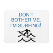 TOP気にしない私はサーフィン マグネット (横)