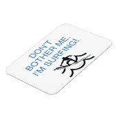 TOP気にしない私はサーフィン マグネット (左側)