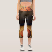 TOP生まれからHoop カプリレギンス (正面)