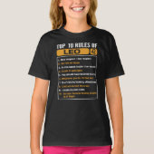 Top 10 Rules Of Leo, Leo Facts Traits Tシャツ (正面)