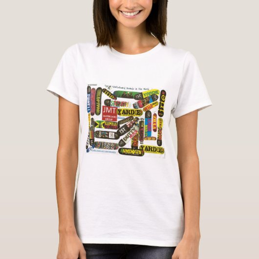 TOP 11 JMTスケートボードin the World Tシャツ (正面)