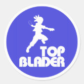 Top Blader Logo ラウンドシール (正面)