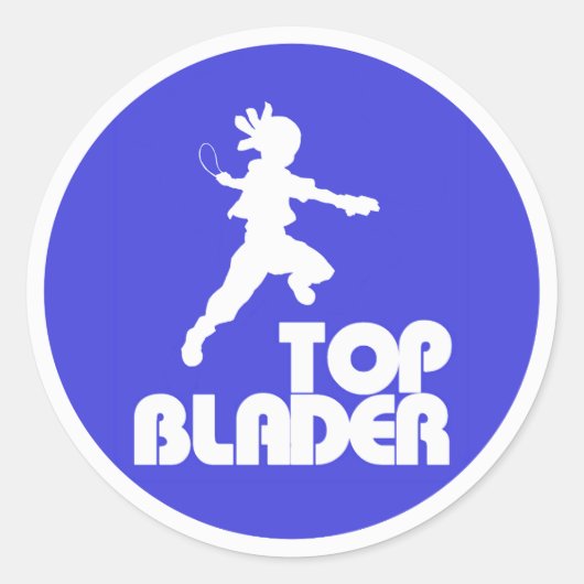 Top Blader Logo ラウンドシール (正面)