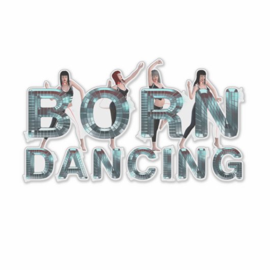 TOP Born Dancing シール (正面)