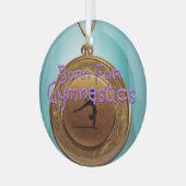 TOP Born for Gymnastics Glass Ornament ガラスオーナメント (正面左)
