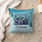 TOP Born for Ski Jumping クッション (ブランケット)