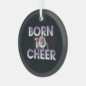 TOP Born to Cheer Glass Ornament ガラスオーナメント (正面左)