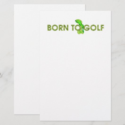 TOP Born to Golf 便箋 (正面/裏面)