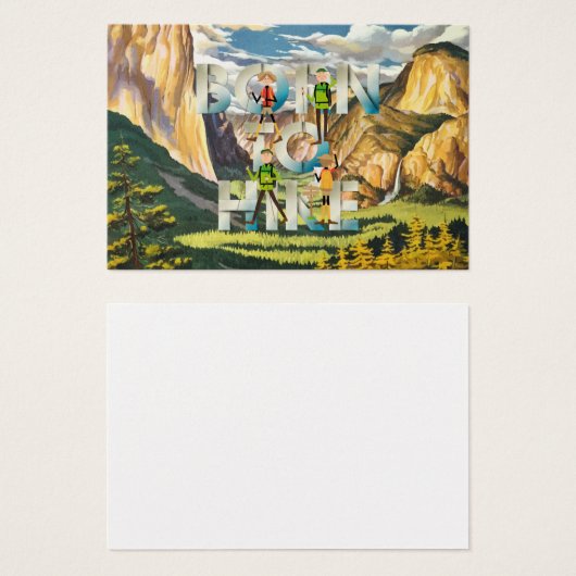 TOP Born to Hike (正面&裏面)