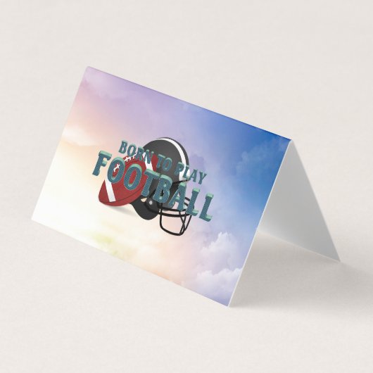 TOP Born to Play Football 名刺 (正面)
