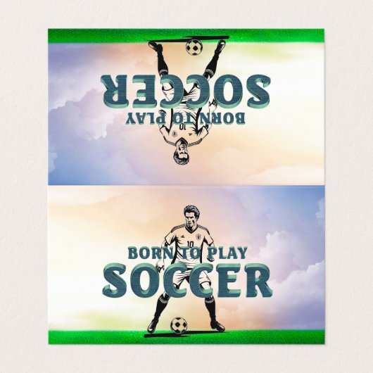 TOP Born to Play Soccer 名刺 (外部フラット)