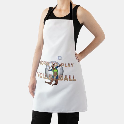 TOP Born to Play Volleyball エプロン (インサイチュ)