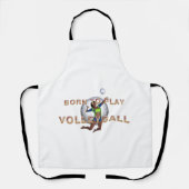 TOP Born to Play Volleyball エプロン (正面)