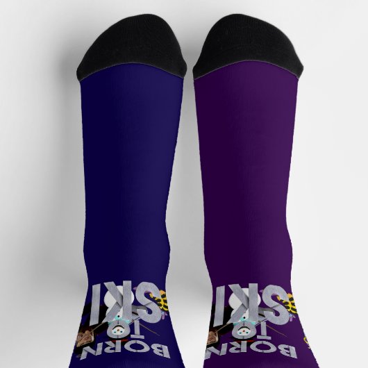 TOP Born to Ski ソックス (上部)