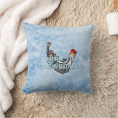 TOP Born to Snowboard クッション (ブランケット)