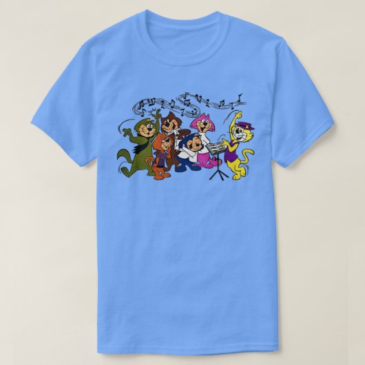 Top Cat music lesson summer T retroヴィンテージ Tシャツ (デザイン正面)