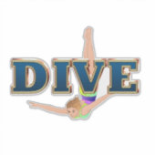 TOP Dive シール (正面)