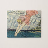 TOP Dive Girl ジグソーパズル (横)