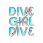 TOP Dive Girl Dive シール (正面)