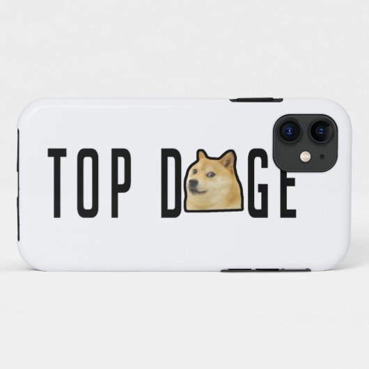 Top doge iphone case Case-Mate iPhoneケース (裏面(横))