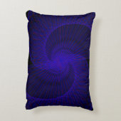 Top Down Dual Funnel Geometric Accent Pillow アクセントクッション (裏面(縦))