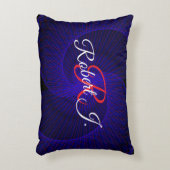 Top Down Dual Funnel Geometric Accent Pillow アクセントクッション (正面(垂直))