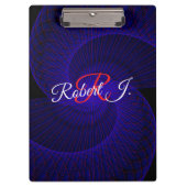 Top Down Dual Funnel Geometric Clipboard クリップボード (正面)