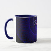 Top Down Dual Funnel Geometric Coffee Mug マグカップ (左)
