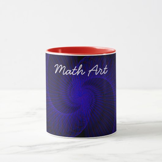 Top Down Dual Funnel Geometric Coffee Mug マグカップ (中央)