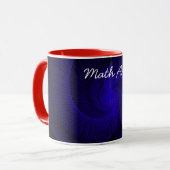 Top Down Dual Funnel Geometric Coffee Mug マグカップ (正面左)