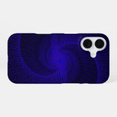 Top Down Dual Funnel Geometric iPhone 16 Case iPhone 16ケース (裏面横)