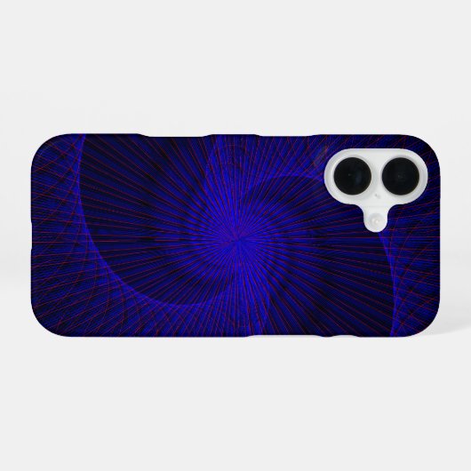 Top Down Dual Funnel Geometric iPhone 16 Case iPhone 16ケース (裏面横)
