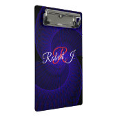 Top Down Dual Funnel Geometric Mini Clipboard ミニクリップボード (アングル)