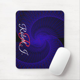 Top Down Dual Funnel Geometric Mouse Pad マウスパッド