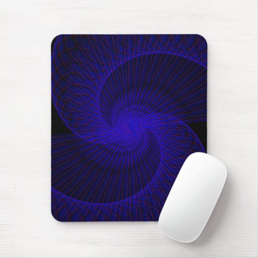 Top Down Dual Funnel Geometric Mouse Pad マウスパッド (マウス)