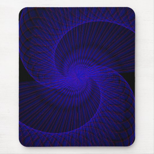 Top Down Dual Funnel Geometric Mouse Pad マウスパッド (正面)