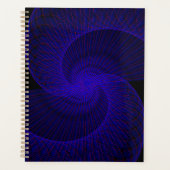 Top Down Dual Funnel Geometric Spiral Planner プランナー手帳 (正面)