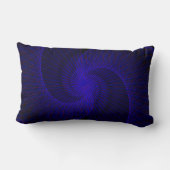 Top Down Dual Funnel Geometric Throw Pillow ランバークッション (裏面)