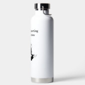 Top Feminist Gift Yoga Whimsical Zodiac Celestial ウォーターボトル (左面)