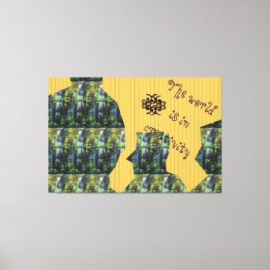 TOP Flow Stretted Canvas Print キャンバスプリント (正面)