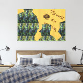 TOP Flow Stretted Canvas Print キャンバスプリント (インサイチュ (寝室))
