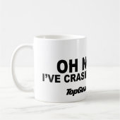 Top Gear Reliant Robin Oh No I've Crashed It コーヒーマグカップ (左)
