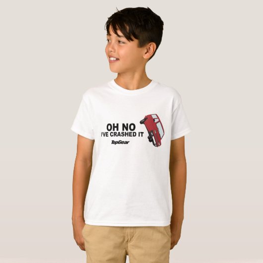 Top Gear Reliant Robin Oh No I've Crashed It Tシャツ (正面フル)