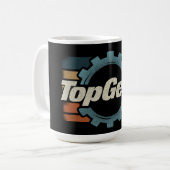 Top Gear Retro Vintage コーヒーマグカップ (正面左)